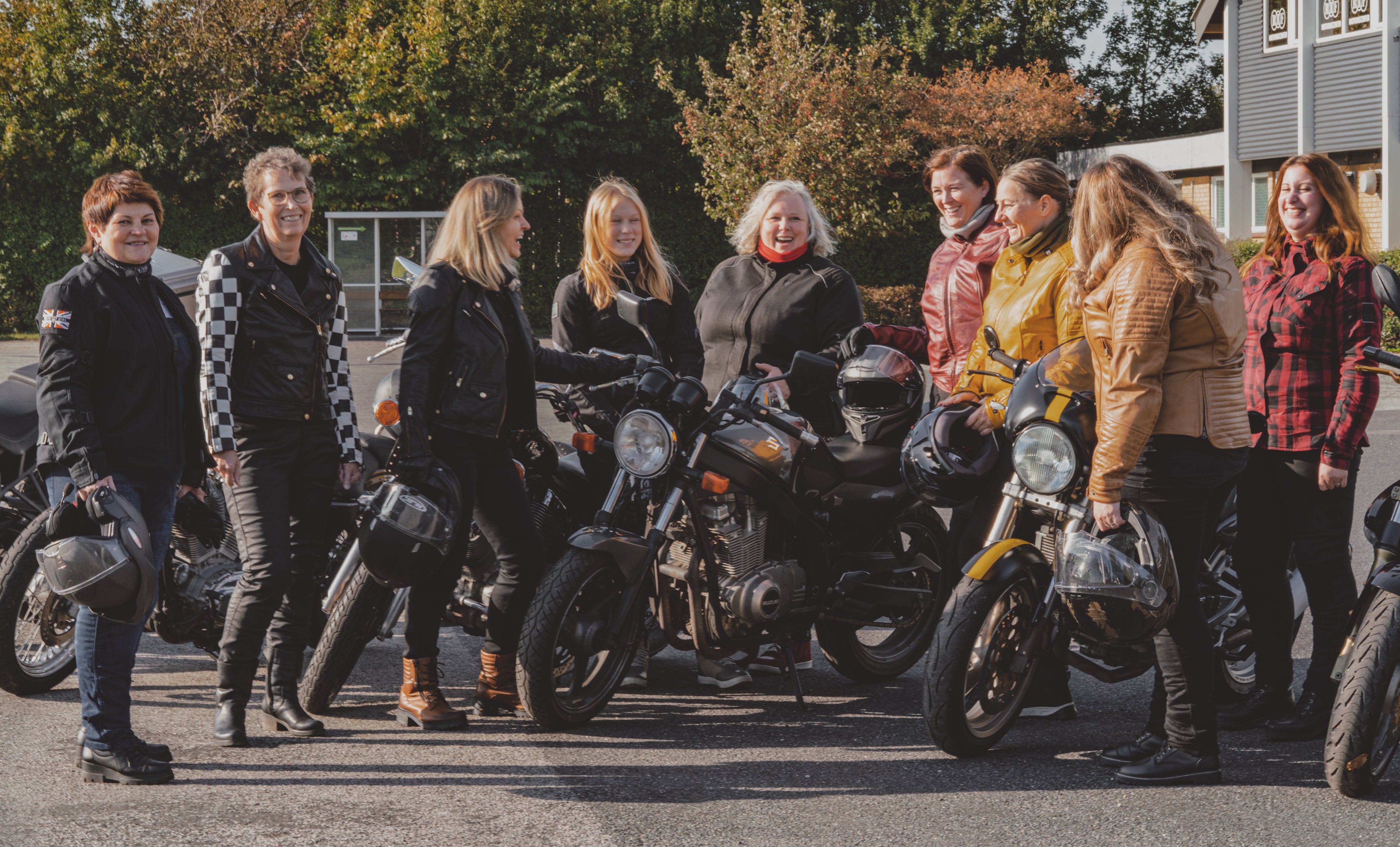 Womens motorcycle riding on sale groups