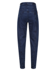 the back of blue womens motorcycle jeans from MotoGirl