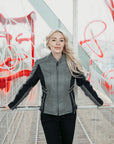 Amelia Grey - Læderjakke til damemotorcykel
