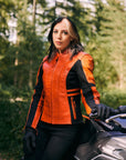 ISLA BLACK - Dame motorcykel jeans