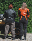 Amelia Black - Dame motorcykel læderjakke