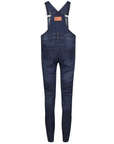 The back of blue women's motorcycle overall from Moto Girl