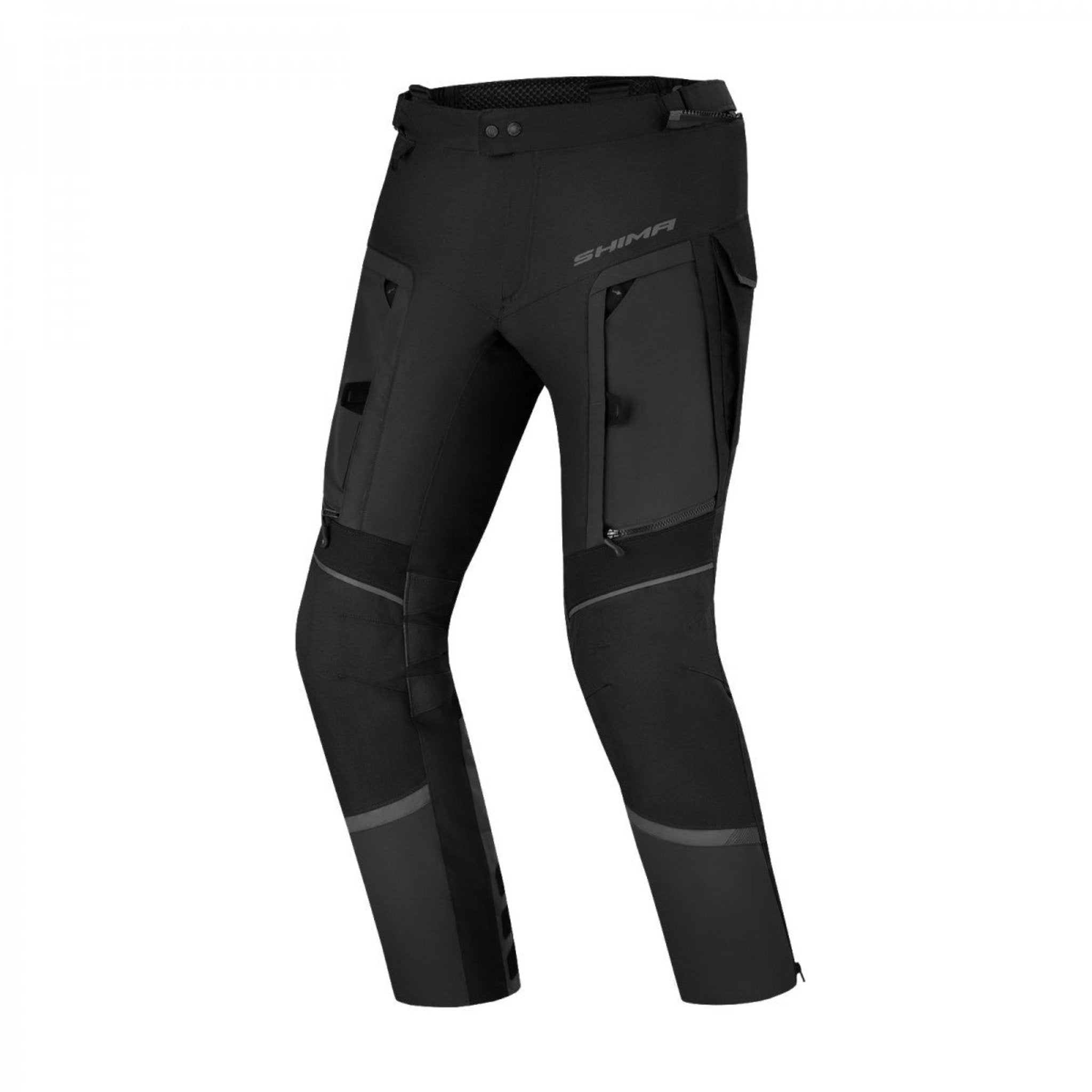 Black SHIMA touring motorcycle pants for women