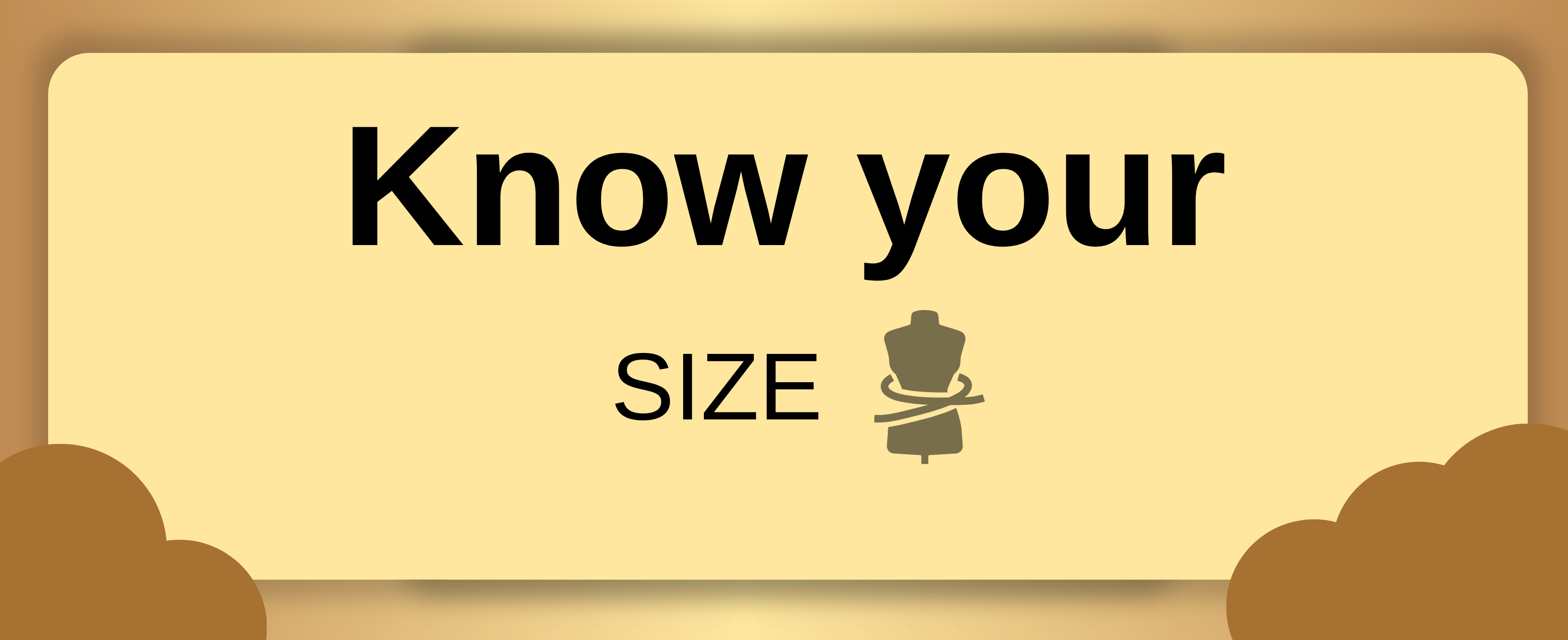 Know your size - Moto Lounge’s extensive size guide
