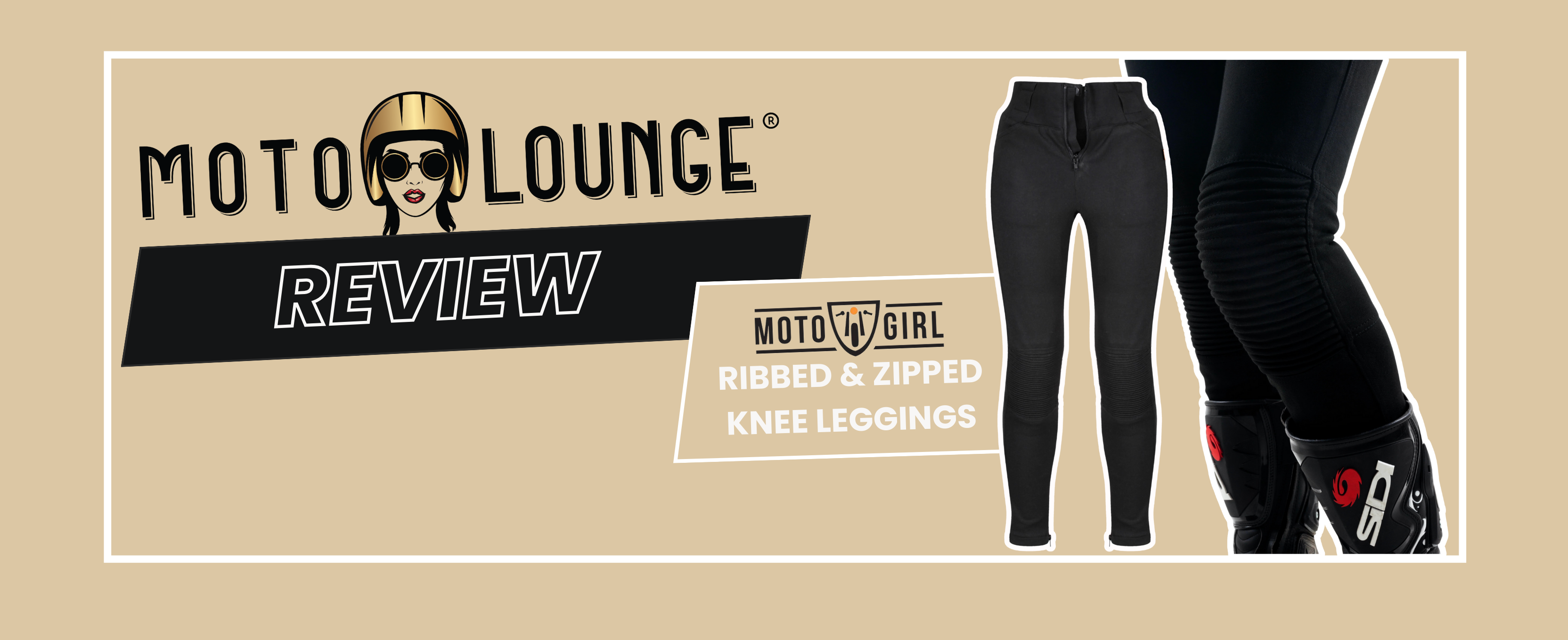Moto Review: Moto Girl's Zipped and Ribbed Motorcycle Leggings