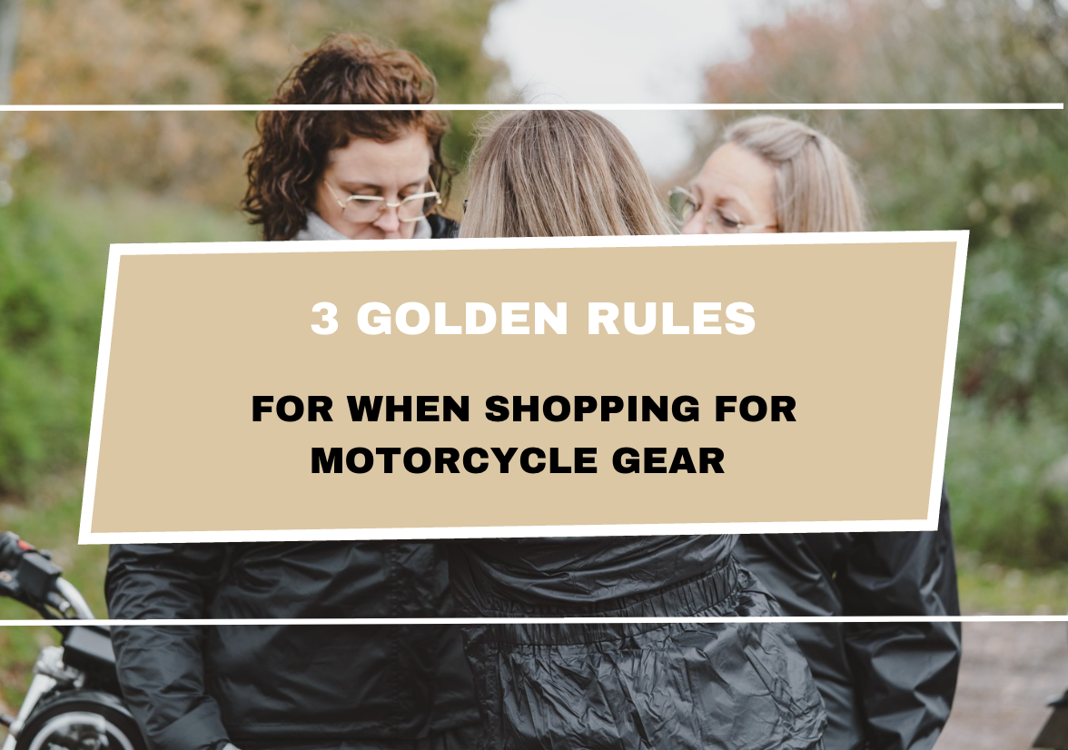 3 Golden Rules When Buying MC Gear