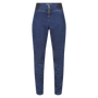 Blue high waisted motorcycle jeggings for women from MotoGirl