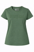 Green t-shirt with 'Moto Girl' logo on a white background