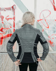 Amelia Grey - Læderjakke til damemotorcykel