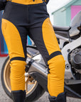 Yellow Fiona Motorcycle Trousers from Moto Girl