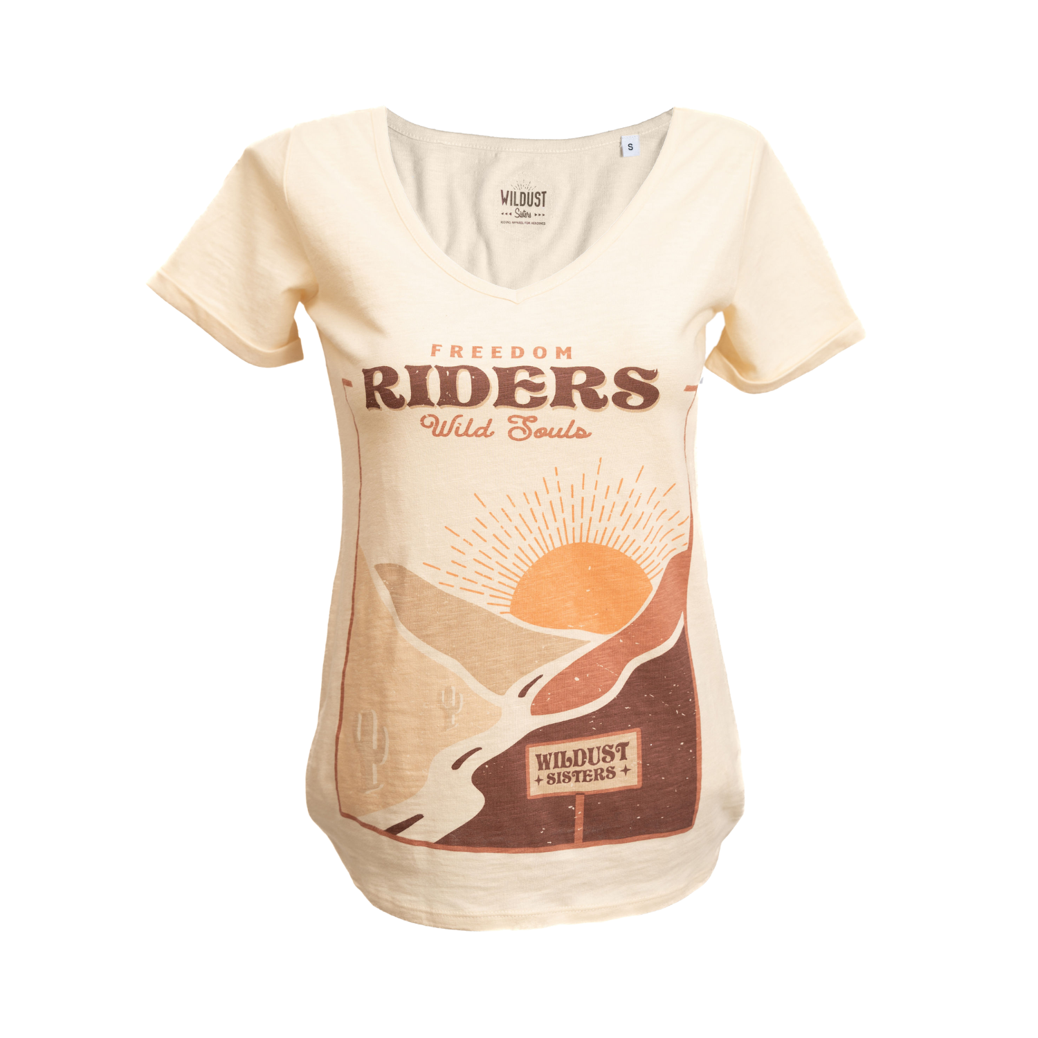 Freedom Rider - T-shirt til damemotorcykel