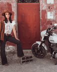 WILD WEST - Women's Motorcycle Tshirt