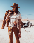 Freedom Rider - Women's Motorcycle T-shirt