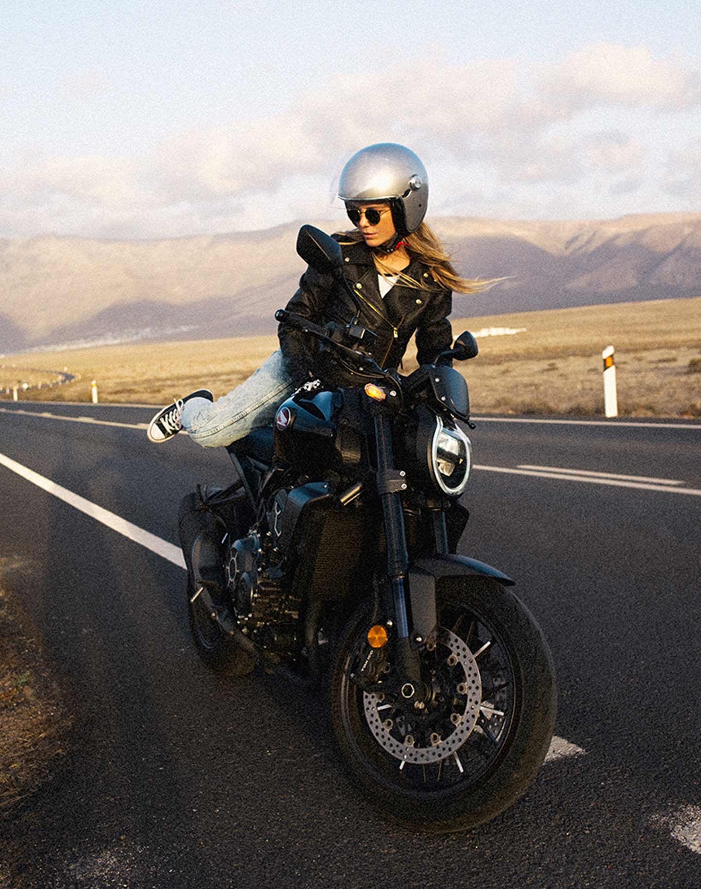 SUZY Wild Flower - Women&#39;s Motorcycle Leather Jacket