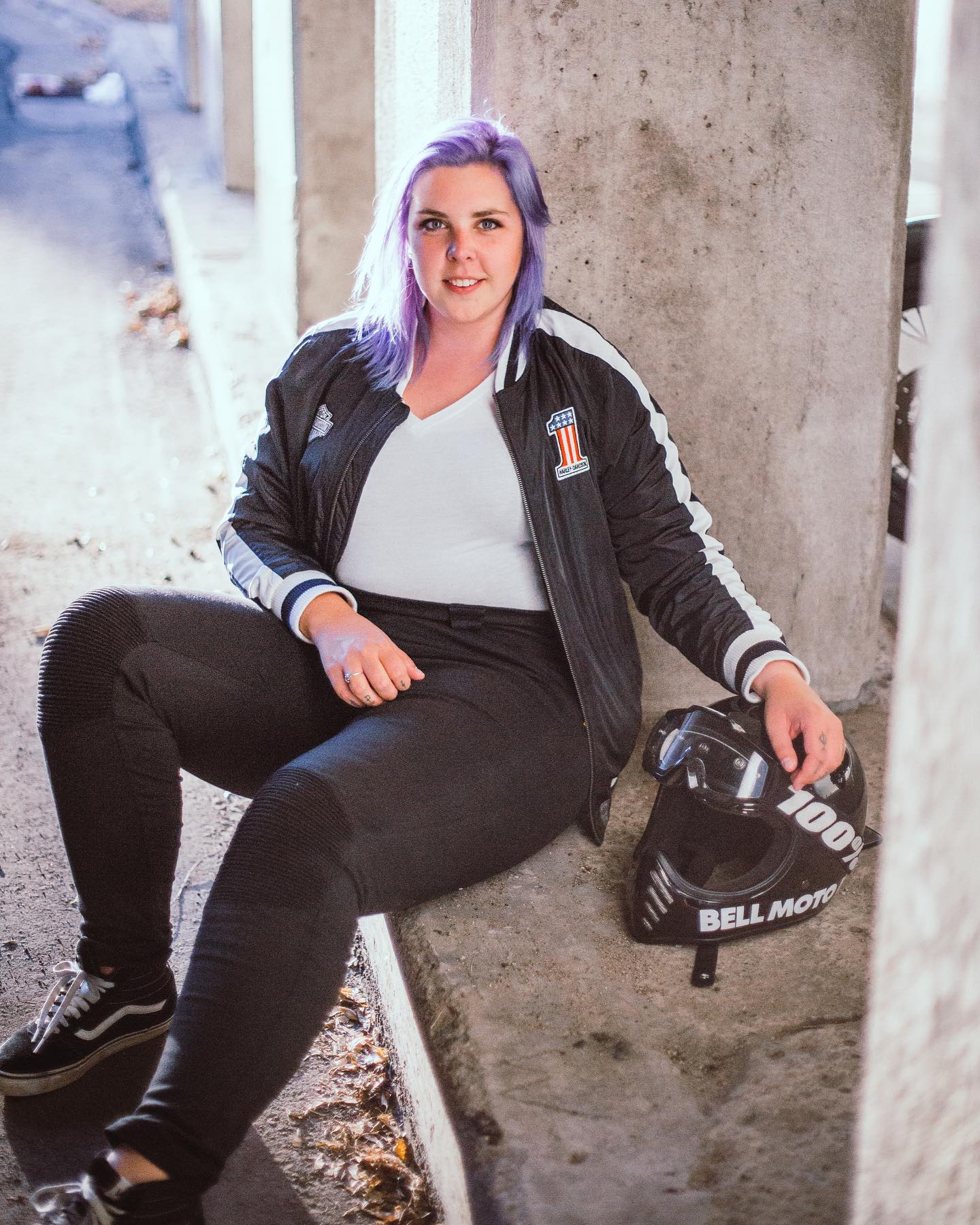 RIBBED KNEE - Motorcykel leggings til kvinder