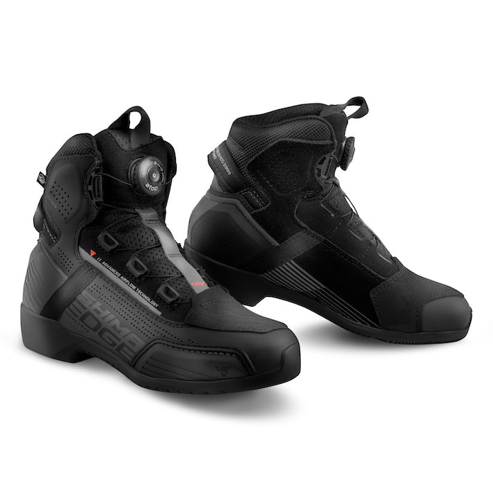 EDGE VENT LADY BLACK - Motorcykelsko til kvinder