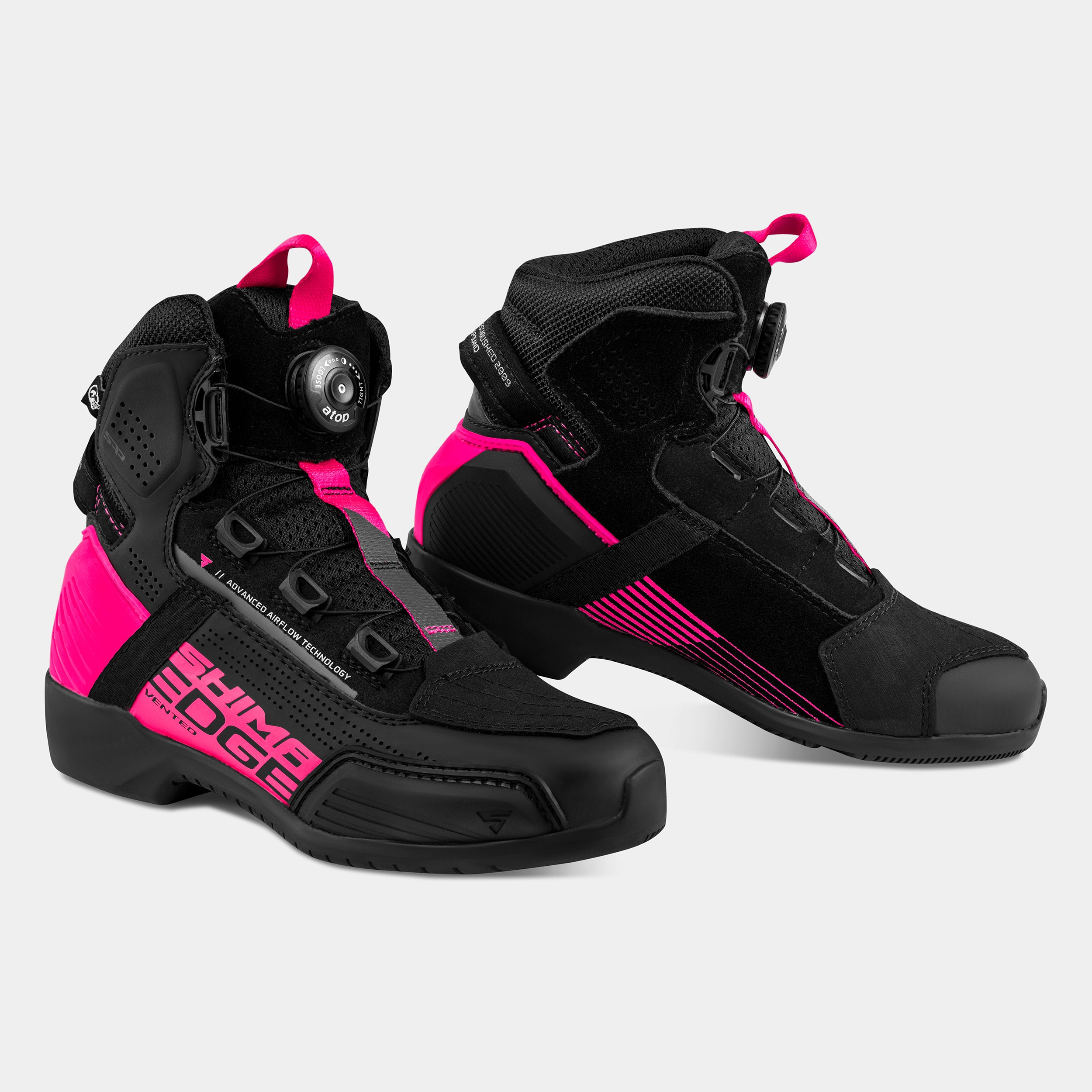 EDGE VENT LADY PINK - Motorcykelsko til kvinder