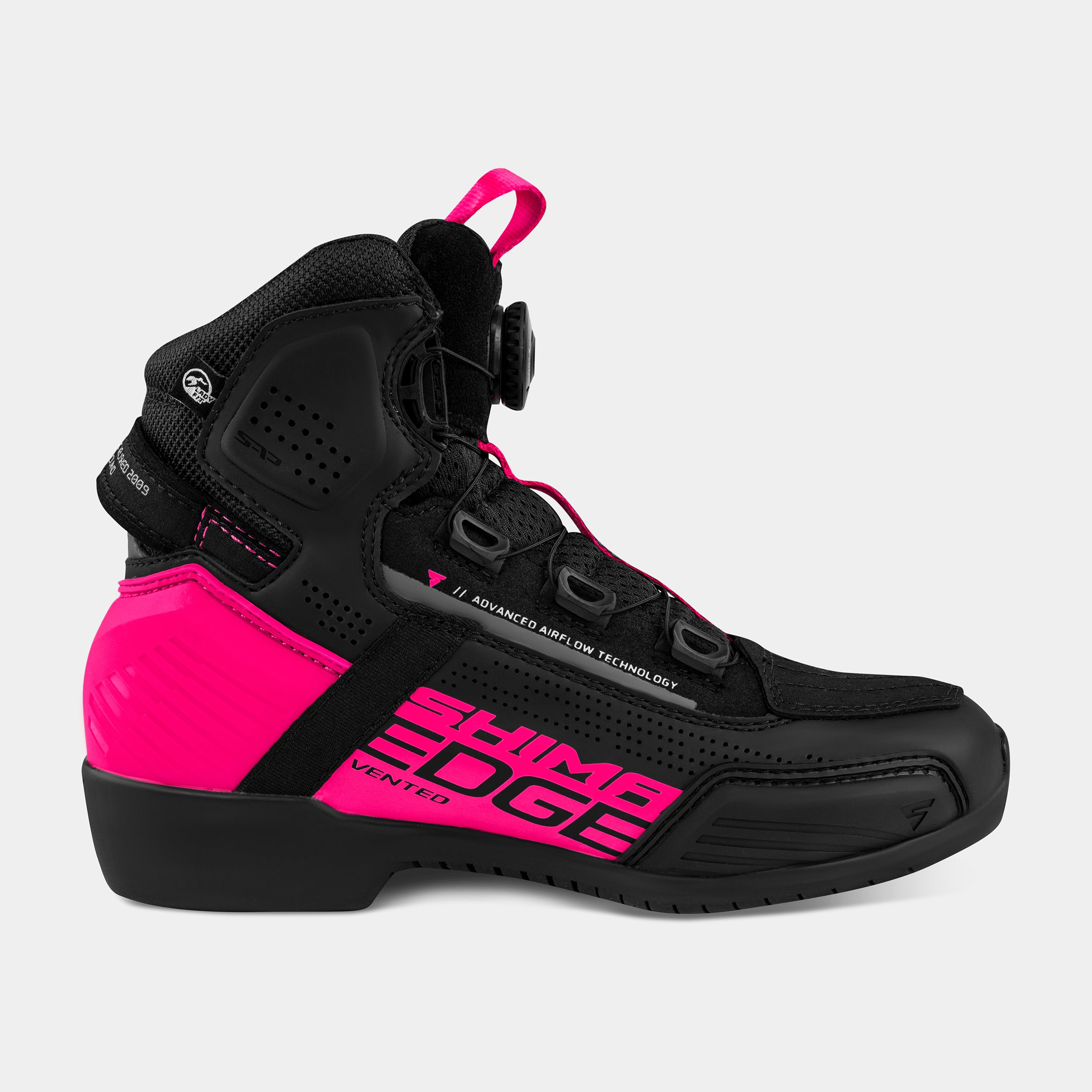 EDGE VENT LADY PINK - Motorcykelsko til kvinder