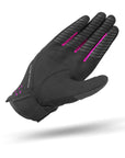 A PALM OF SHIMA EVO ONE LADY GLOVES IN BLACK AND PINK
