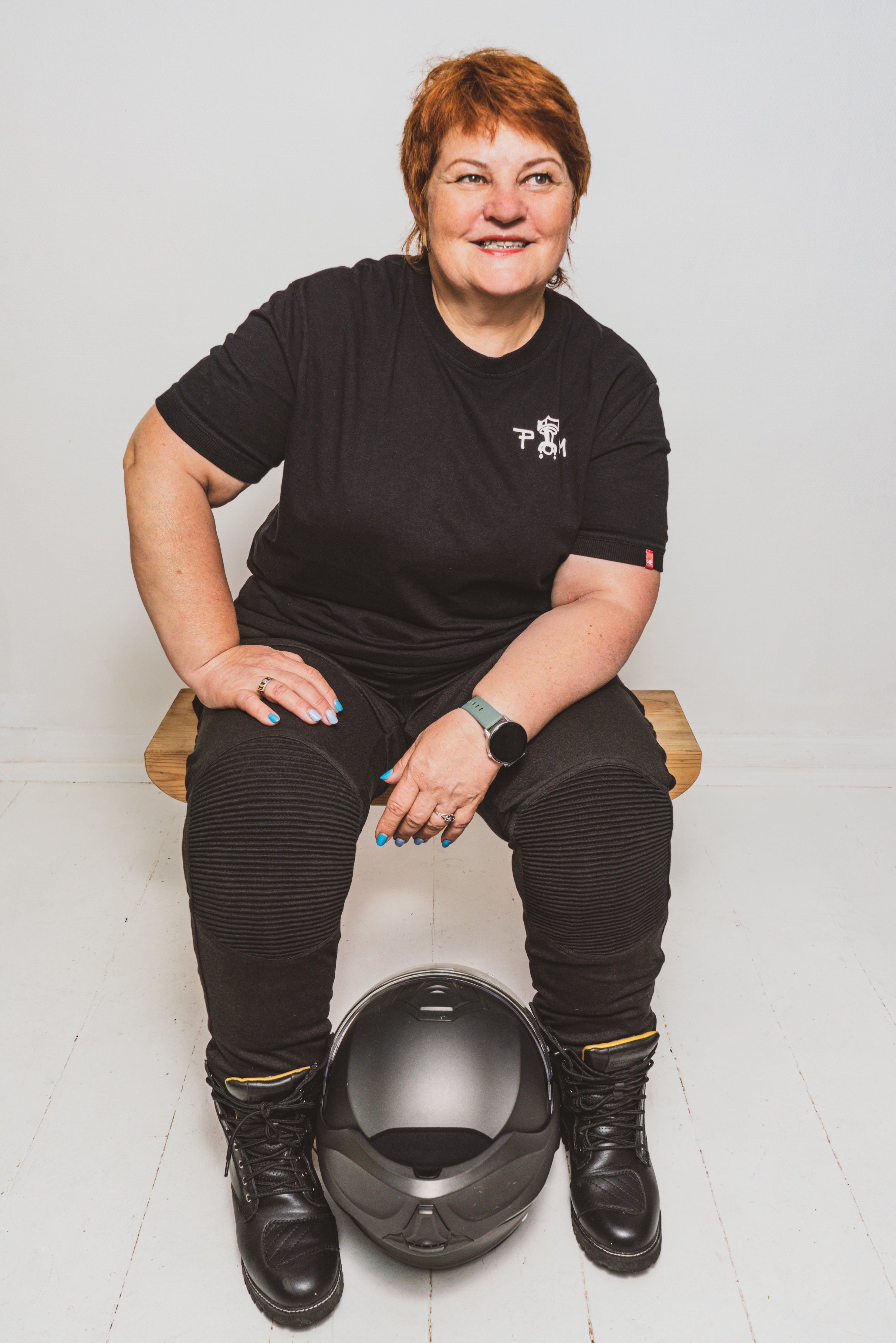 RIBBED KNEE - Motorcykel leggings til kvinder