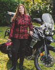 RIBBED KNEE - Motorcykel leggings til kvinder