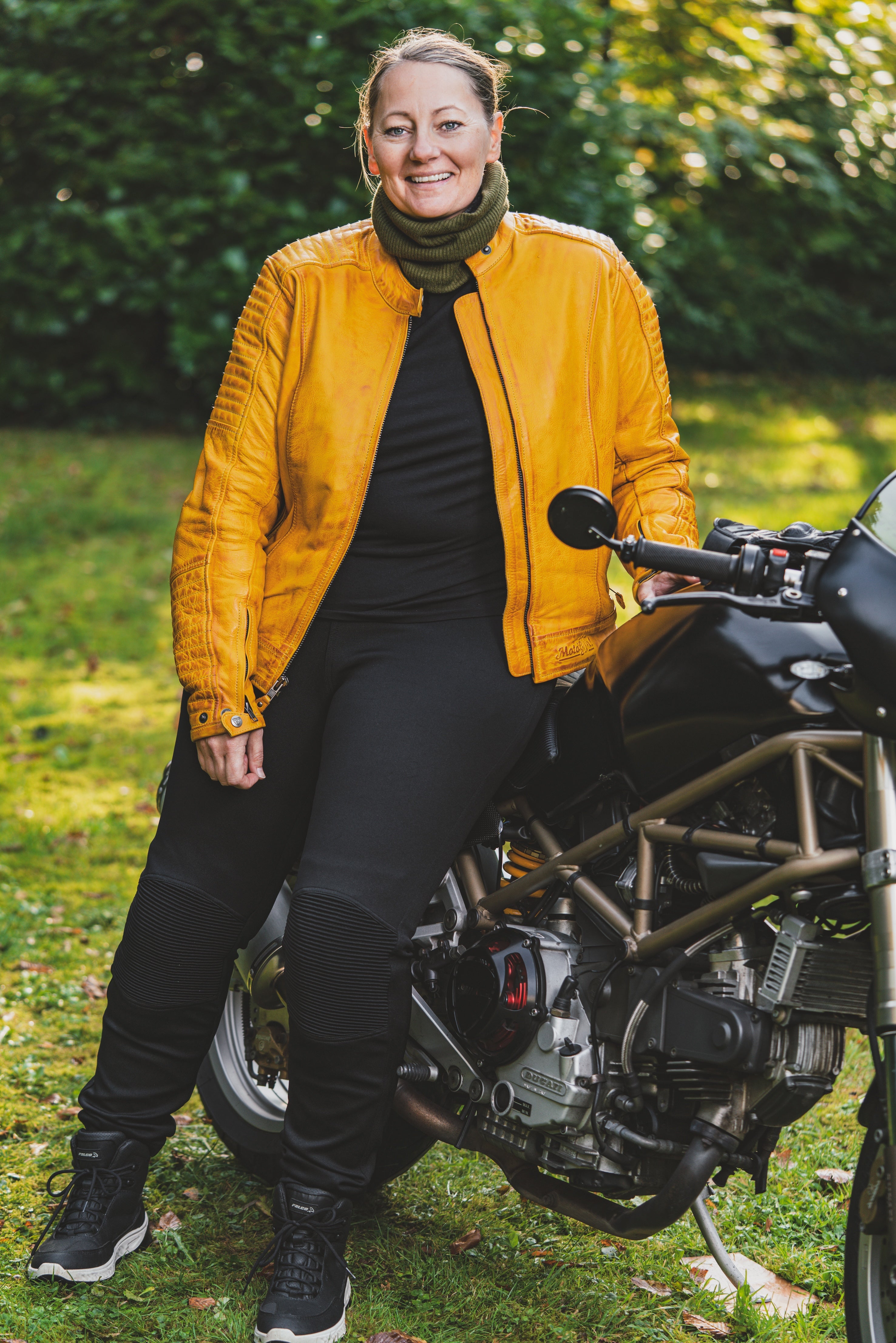 SHERRIE - Motorcykel leggings til damer