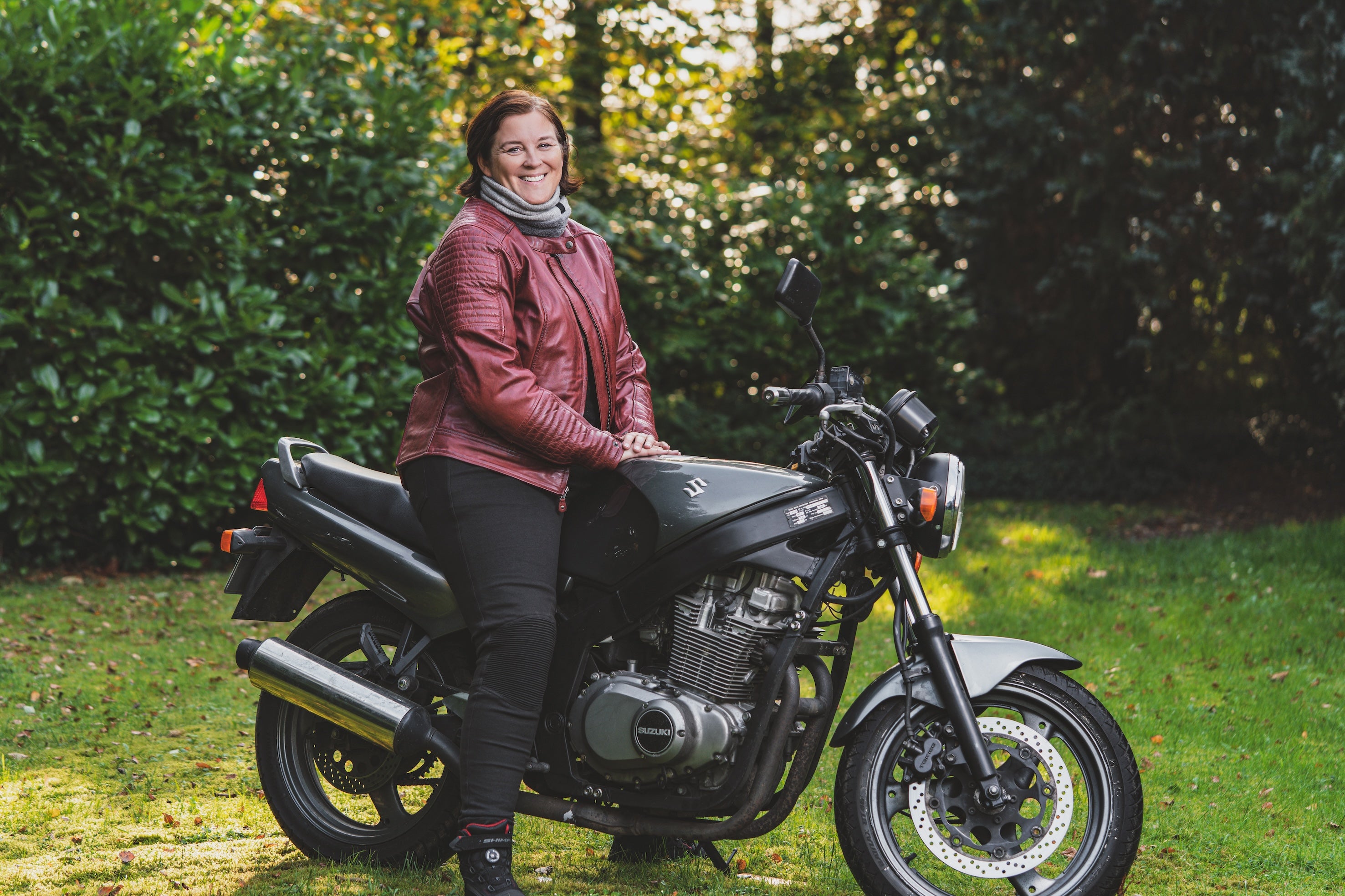 RIBBED KNEE - Motorcykel leggings til kvinder