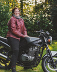 RIBBED KNEE - Motorcykel leggings til kvinder