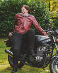 RIBBED KNEE - Motorcykel leggings til kvinder