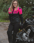RIBBED KNEE - Motorcykel leggings til kvinder