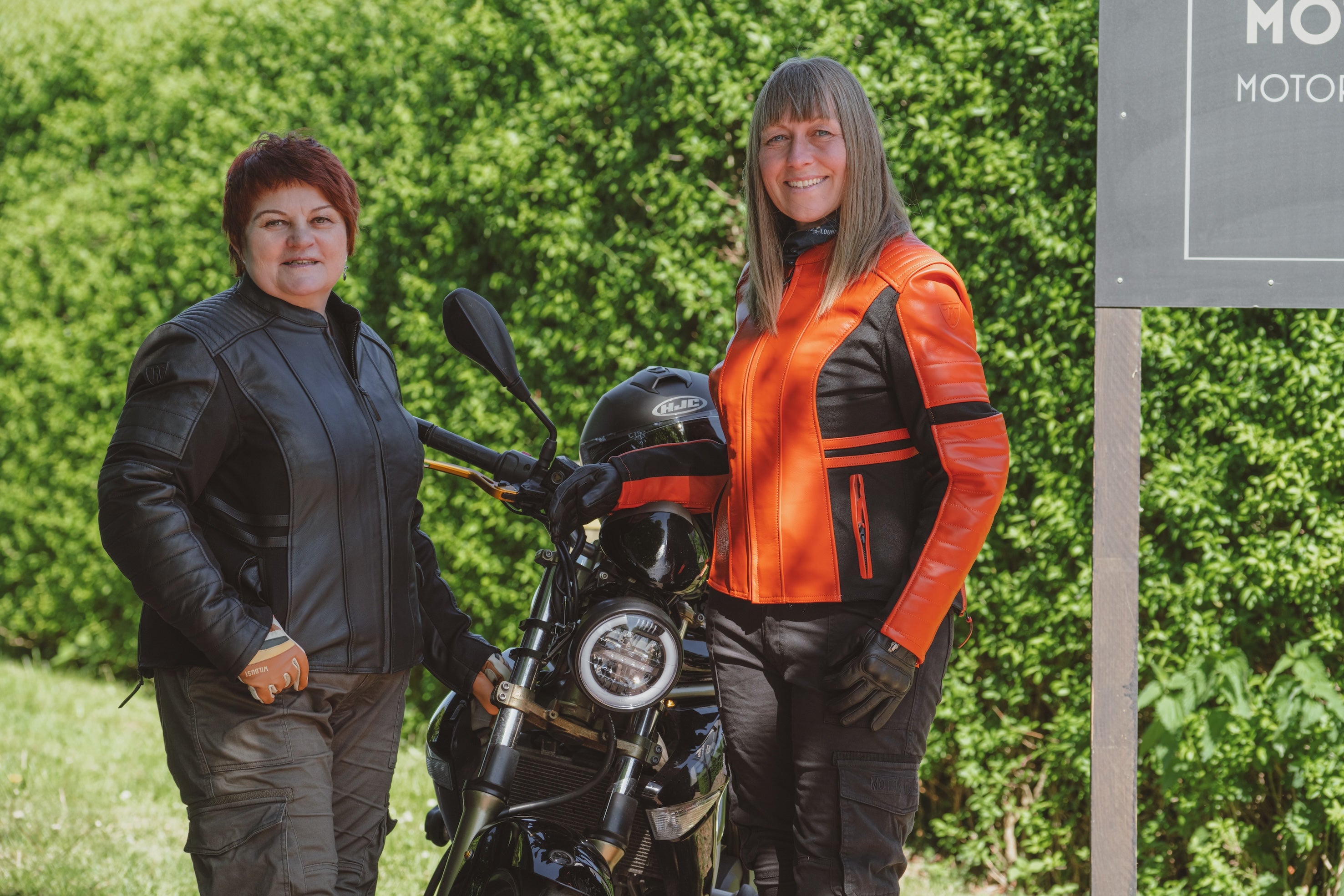 Amelia Black - Dame motorcykel læderjakke