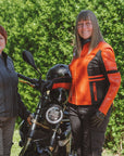 Amelia Black - Dame motorcykel læderjakke