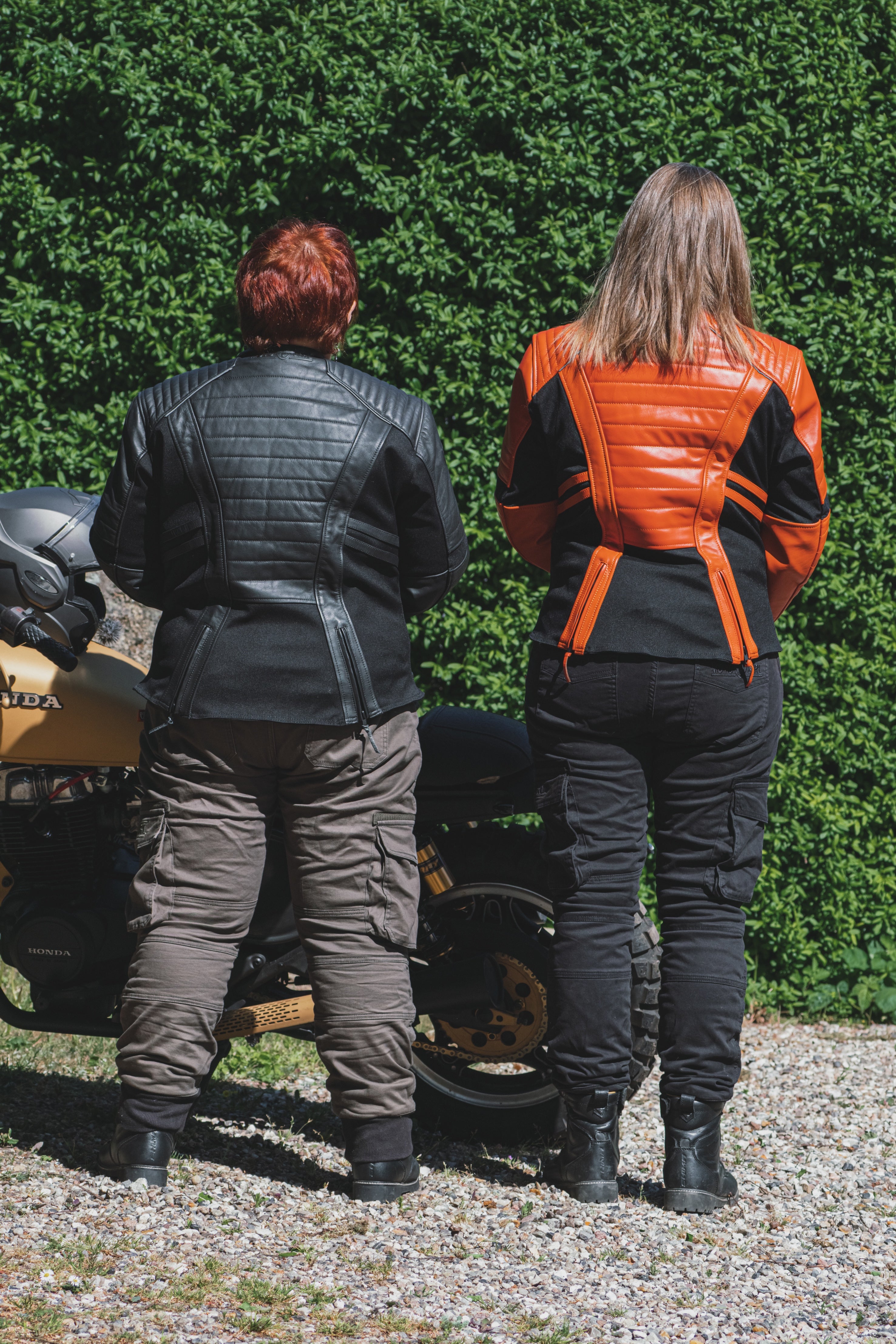 Amelia Black - Dame motorcykel læderjakke