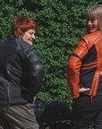 Amelia Black - Dame motorcykel læderjakke