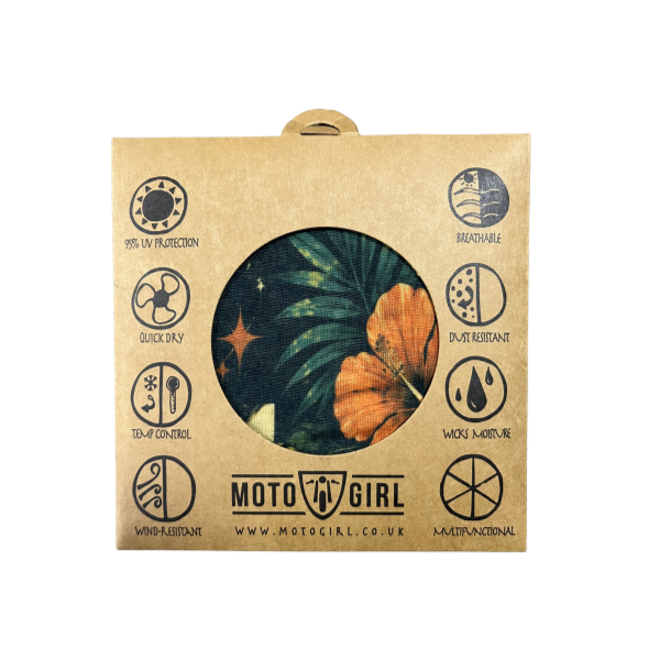 Moto Girl Halsedisse – Tropical Flower