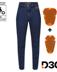 ISLA BLUE - Dame motorcykel jeans