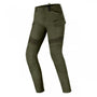 khaki green lady motorcycle jeans slim fit