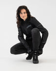 EDGE VENT LADY BLACK - Motorcykelsko til kvinder