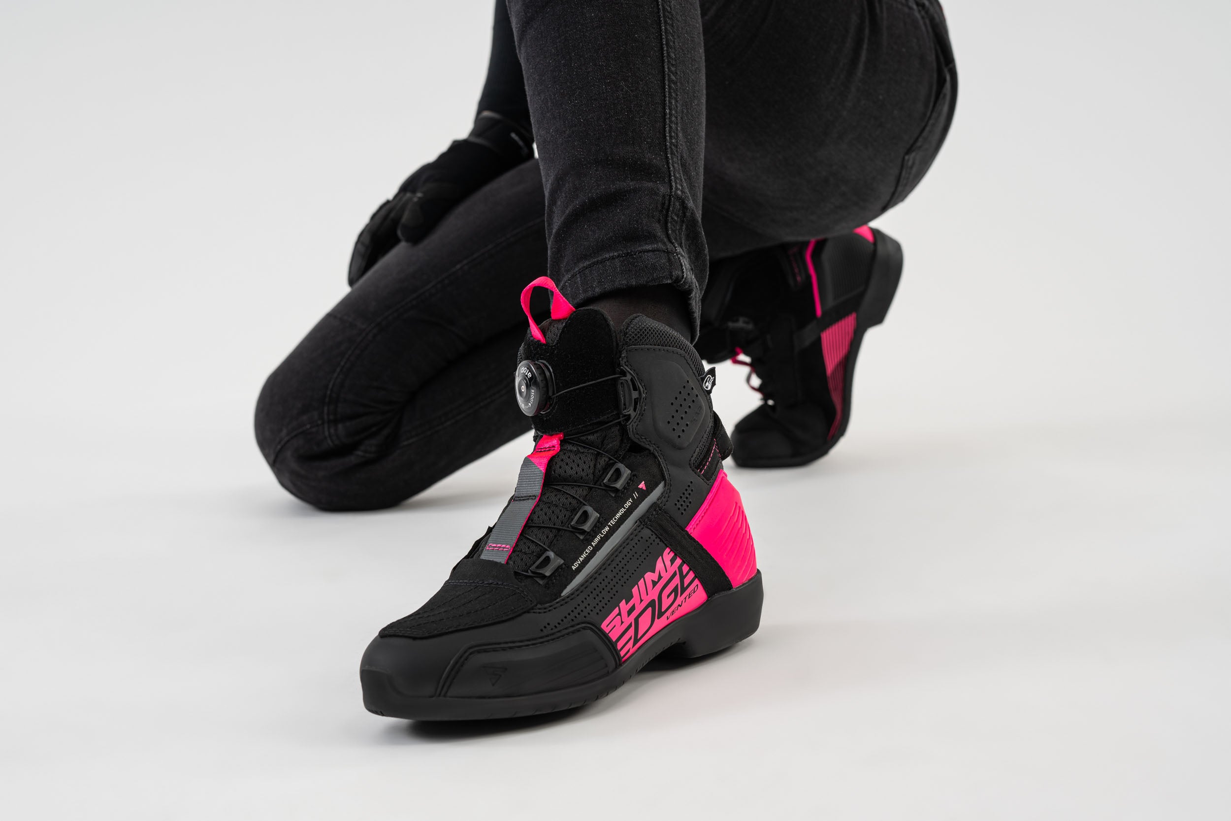 EDGE VENT LADY PINK - Motorcykelsko til kvinder