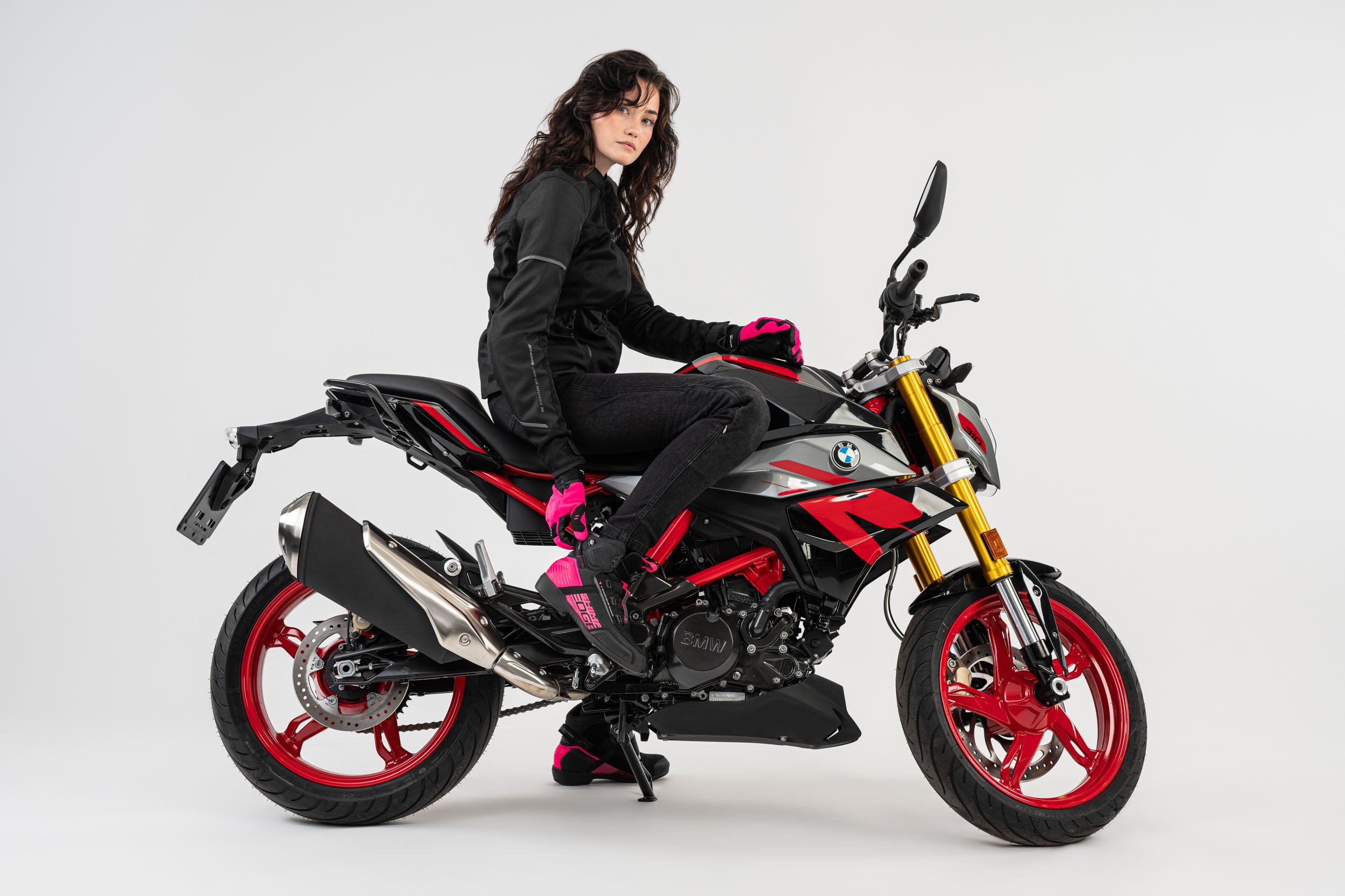EDGE VENT LADY PINK - Motorcykelsko til kvinder