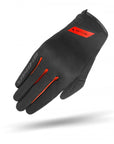 ONE EVO LADY MOTORCYCLE LADY GLOVE IN BLACK AND RED DETAILS 