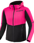 Pink motorcycle hoodie for women from shima