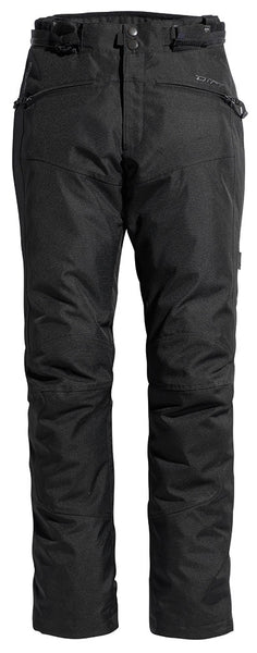 Black textile women's motorcycle pants from DIFI