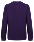 The back of a purple colour lady sweatshirt with Moto Girl 3D logo
