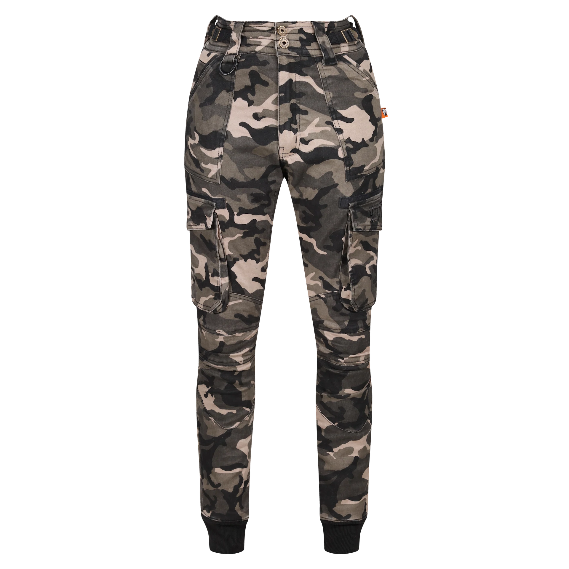 women camouflage motorcycle cargo pants from Moto Girl  