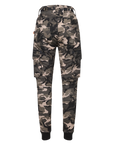women camouflage motorcycle cargo pants from Moto Girl  from the back