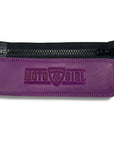 purple jacket belt connector with MotoGirl logo