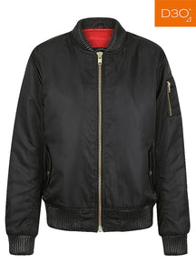 Black women's motorcycle bomber jacket Glory from Black Arrow Label