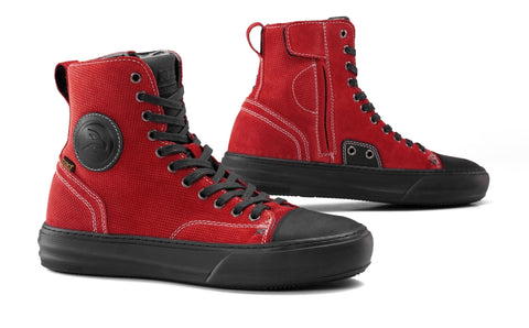 Red lady motorcycle sneaker from Falco