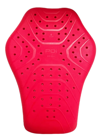 Poi Design red motorcycle back protector